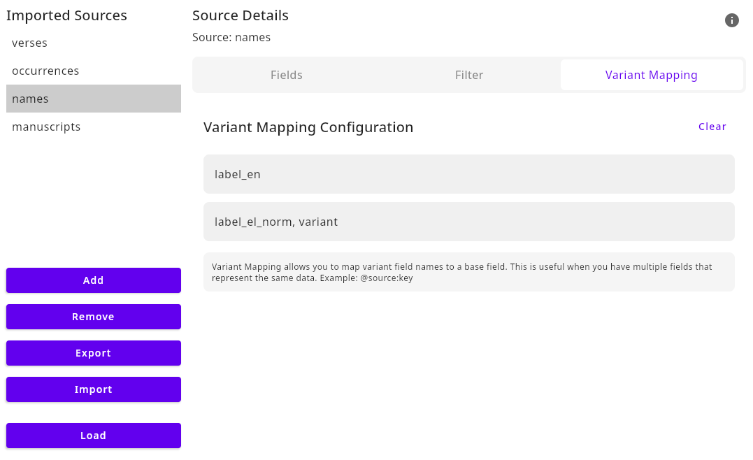 Variant Mapping